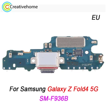  Оригинальная плата порта зарядки для Samsung Galaxy Z Fold4 5G SM-F936B EU Edition USB-док-станция для зарядки, Ремонтная запасная часть