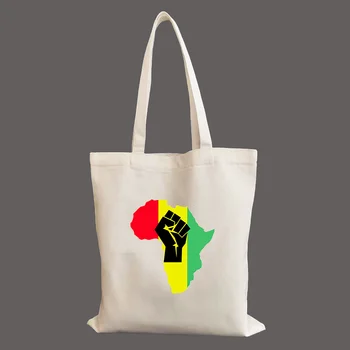  Africa Power, музыкальная сумка Rasta Reggae, студенческая женская сумка, многоразовая хозяйственная сумка, холщовая сумка-тоут, ручные сумки для покупок