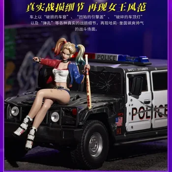  【TOY4U 】 В наличии Игрушки Для украшения сцены Harley Quinn и Полицейской Машины Gu Principal Серии DC Vehicle