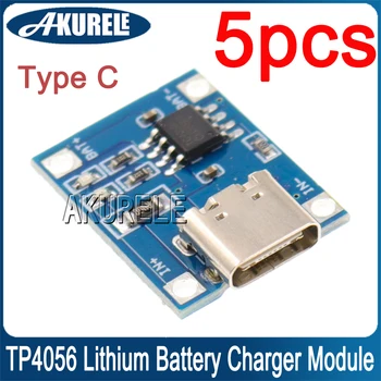  5V 1A TP4056 Type C Модуль Зарядного устройства для литиевой батареи Зарядная плата Панель Питания Зарядная плата Трансформаторный Преобразователь