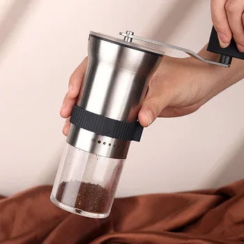  Ручная кофемолка с вращающейся рукояткой для приготовления кофе в зернах для дома