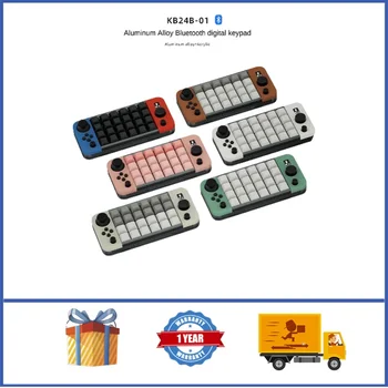  Мини-клавиатура DOIO Bluetooth с 24 клавишами и контроллером, настроенная QMK VIA KB24B-01, дизайнерская клавиатура, Маленькая клавиатура