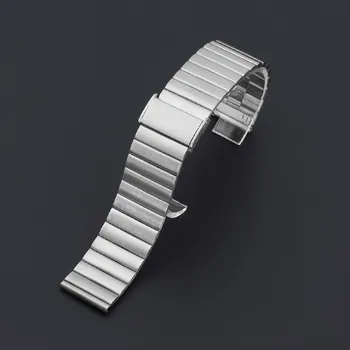  Ремешок для часов из нержавеющей Стали 20мм 22мм Ремешки для Samsung Galaxy Watch 6 5 для Huawei GT4 для Amazfit Мужской Женский Браслет