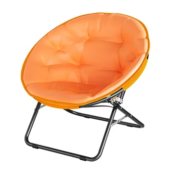  Кресло-луна со спинкой для кемпинга на открытом воздухе Гостиная Домашний Односпальный Диван Складной Шезлонг для отдыха Пляжный стул для пикника