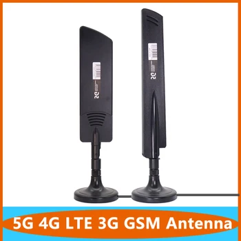  Широкополосная Антенна 5G 4G 3G GSM Omni Router С Высоким Коэффициентом Усиления 22dbi 600 ~ 6000 МГц Внешняя Антенна Omni WiFi С TS9 SMA RPSMA Мужской Магнитный