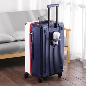  Пятиколесный багаж, 28-дюймовый чехол для тележки, женский тормоз, подстаканник, чемодан, универсальное колесо